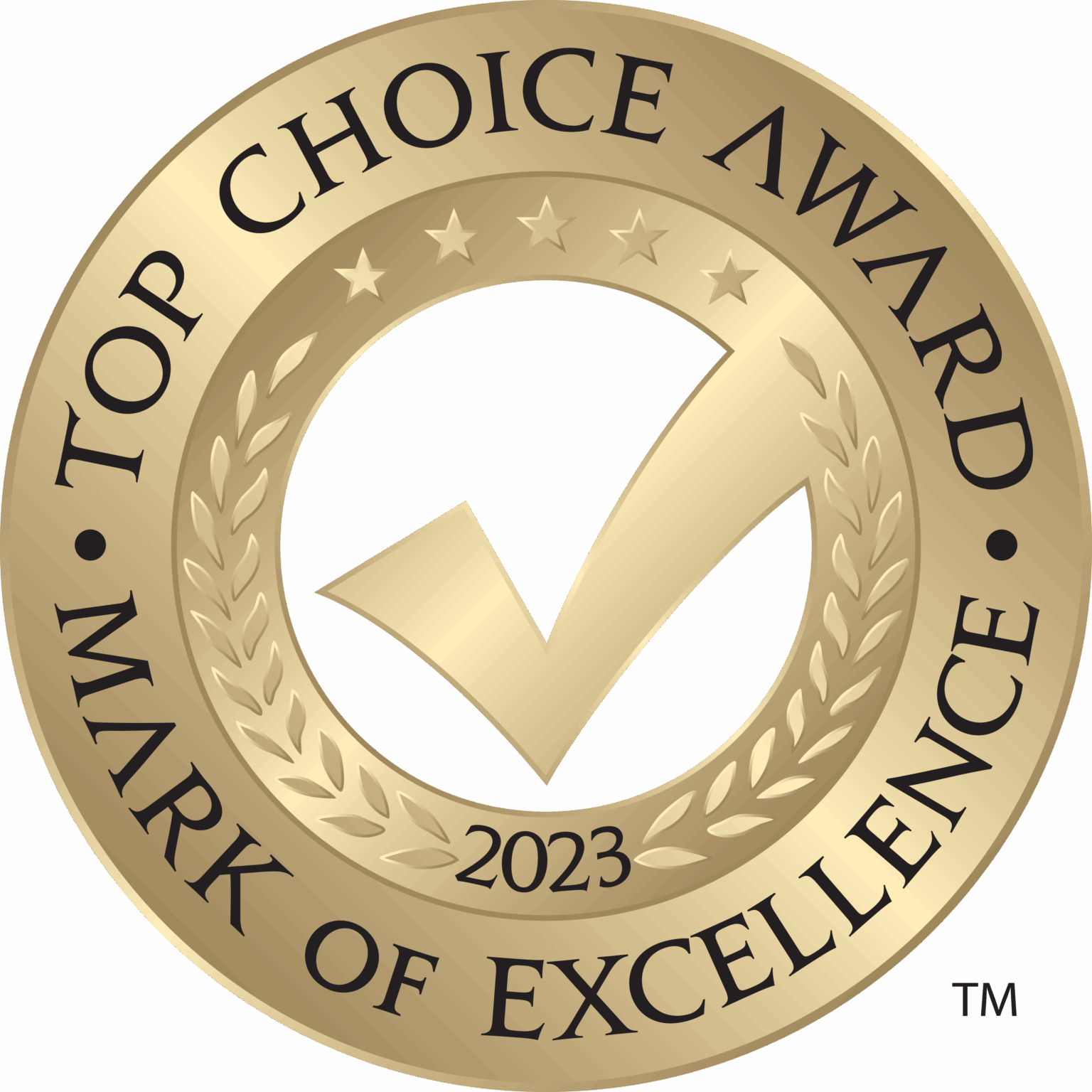 2023 Top Choice Award Mark of Excellence
