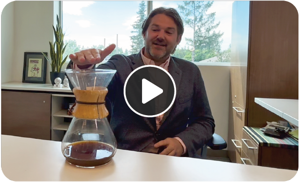 Employment lawyer Cole Lefebvre introduction video thumbnail with play button